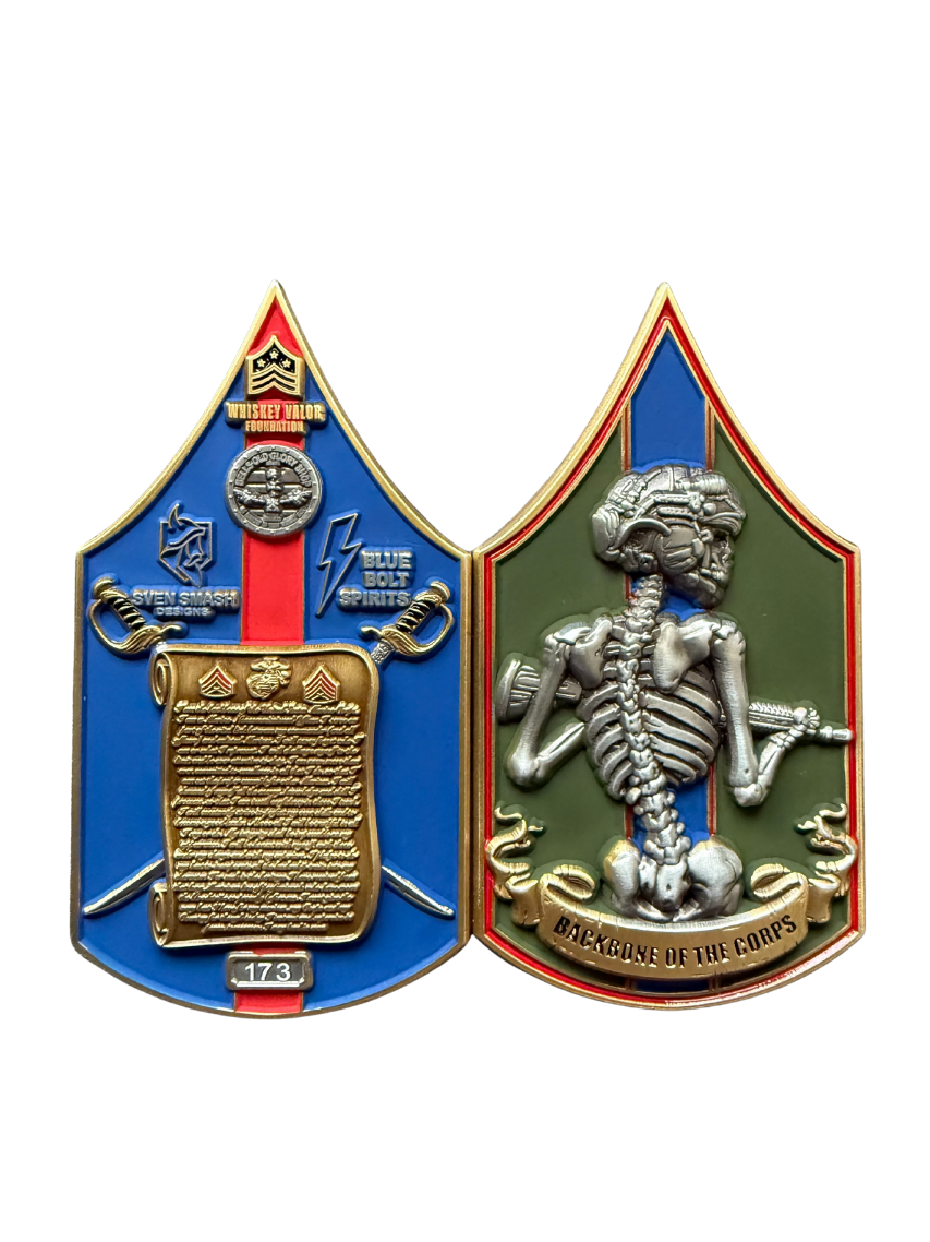 Marine NCO Sword Challenge Coin
